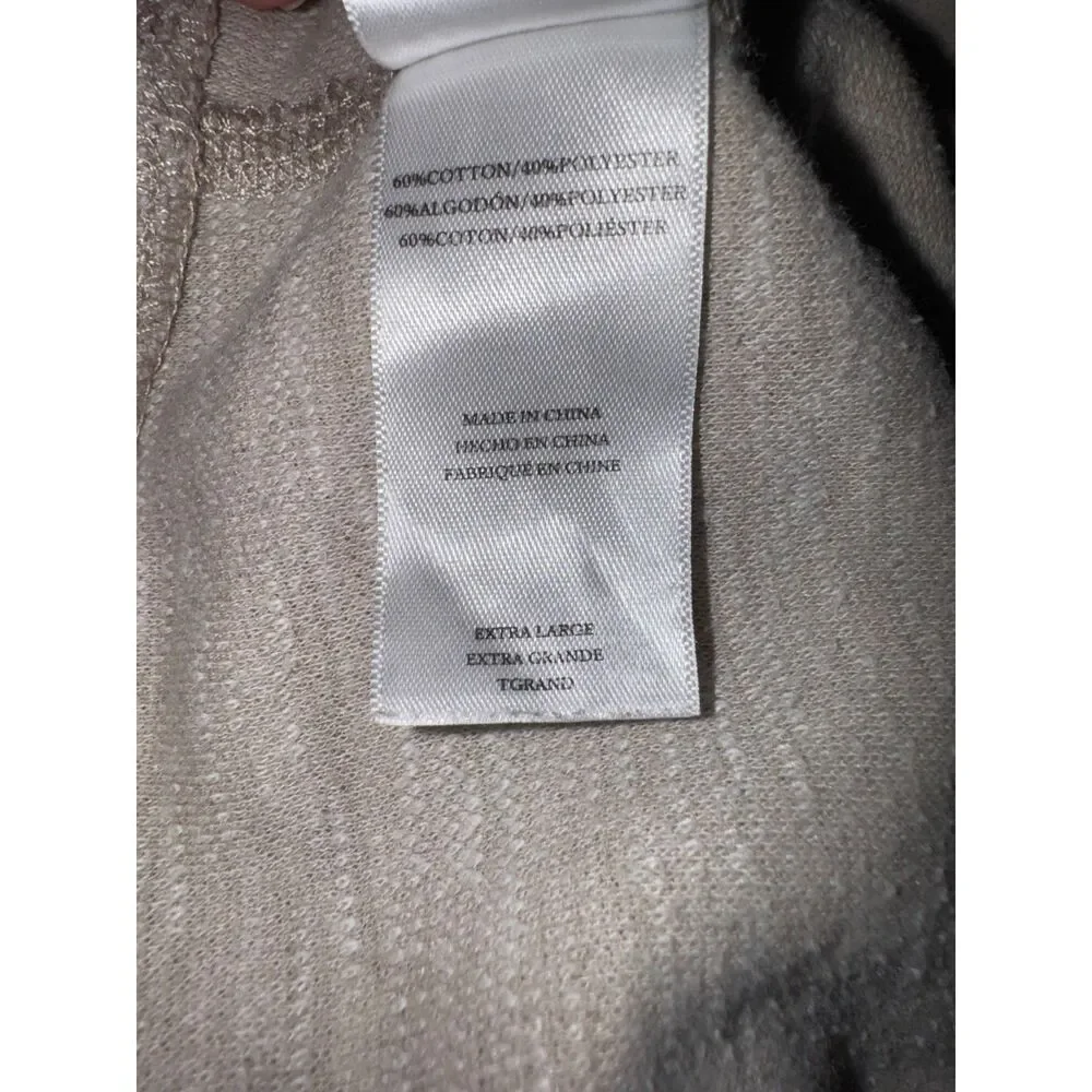 Rails Mens Crewneck‎ Sweatshirt Beige Pullover Size XL